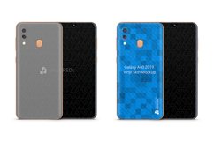 Samsung Galaxy A40 Vinyl Skin Design Mockup 2019 Product Image 1