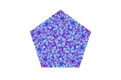 6 Mosaic Pattern Pentagons Product Image 3