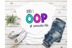 And I oop svg, scrunchie life svg, Teen svg, sksksk svg Product Image 1
