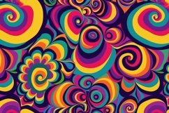 Colorful Swirling Patterns Background Wallpaper Product Image 1