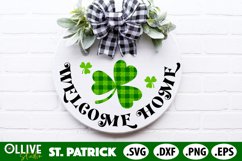 St. Patrick&#039;s Day SVG | Welcome Home Sign SVG Product Image 1