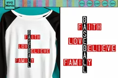 Baseball Mom SVG File, Baseball Family SVG, Baseball SVG Product Image 1