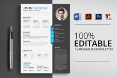 MS Word Format CV Resume Product Image 1