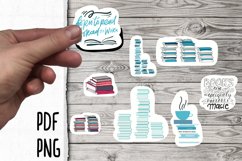 Stickers for planners | Books stickers pack. Product Image 1