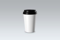 Glass with a straw, mock-up. Product Image 4