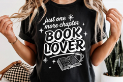 Just One More Chapter PNG Book Lover Reading Product Image 5