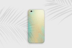 Phone Case, Blue Gold Watercolor Backgrounds Product Image 1