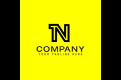 Initial TN NT Logo Line Design Template Vector Product Image 1
