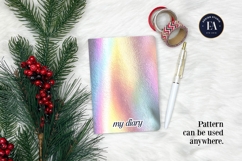 Holographic Pastel Digital Paper, Iridescent Texture Product Image 4