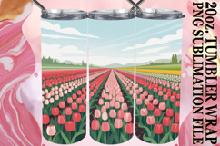 Blissful Dreams 20oz tumbler wrap, Spring Product Image 1