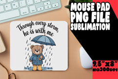 Timeless Mouse Pad Sublimation Style, Religious Product Image 1