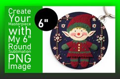 Sophisticated Round Design for Sublimation , Holiday Product Image 1