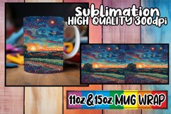 Colorful Nature Scenes Tumbler Wrap for 20oz Product Image 1