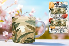 Simple Boho Mug Wrap - Modern Patterns 11oz 15oz Product Image 1