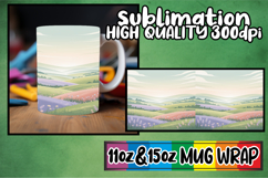 Bright horizons 11oz 15oz sublimation wrap, Spring Product Image 1