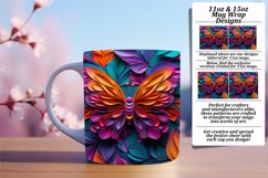 Fluttering Butterfly Magic: Spring Mug Wrap Product Image 1