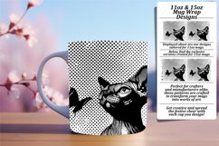 Chic Cat Prints Cup: Sublimation Charm Product Image 1