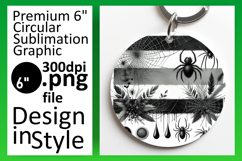 Vibrant Round Design Coaster Template , Halloween Product Image 1
