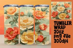 Blossom Beauty Bash 20oz Tumbler Wraps - Sublime Designs Product Image 1