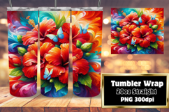 LUXURIOUS 20oz Tumbler Artwork , Flowers Product Image 1