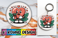 Cozy Circle Ornaments for Kids, Valenines Heart Product Image 1