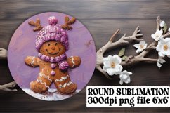 Sweet Coaster Designs for Cars PNG, Gingerbread Product Image 1