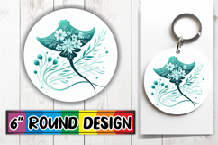 Timeless Circle Keychain Magic, Flower Animals Product Image 1