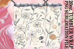 Vibrant Floral Fiesta Tumbler Wrap, Spring Joy Product Image 1