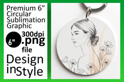 Unique Circle PNG Car Coaster Design , Beauty Woman Product Image 1