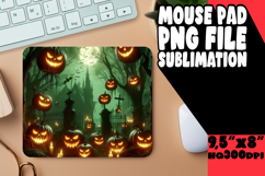 Sweet Desk Mat Sublimation Style, Horror Halloween Product Image 1