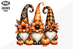 Halloween Gnomes Sublimation - Clipart PNG Design Product Image 1