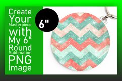 Glitter Stripe Round Design for Sublimation Art Product Image 1