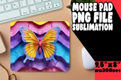 Dreamy Spring Butterfly Haven 3D Mouse Pad Product Image 1