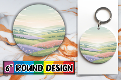 Enchanted Circle Keychain Magic PNG, Spring Product Image 1