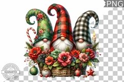 Christmas Gnome Sublimation - Clipart PNG Design Product Image 1