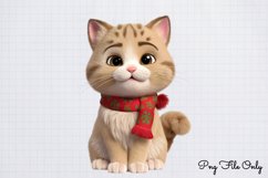 Woodland Christmas Watercolor Clipart PNG Product Image 1