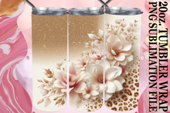 Gentle Moments 20oz tumbler wrap, Leopard Prints Product Image 1