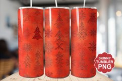 Christmas Red Tumbler | Christmas Tumbler Wrap Product Image 1