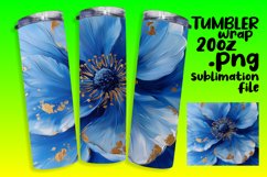 Spring Garden Glamour: 3D Tumbler Art Product Image 1