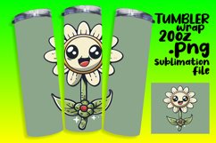 Summer Bloom Sensation: Smiling Flowers Sublimation Product Image 1