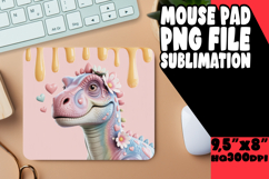 UNIQUE mouse PAD Inspirational Ideas, Cute Dino Product Image 1