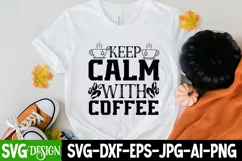 Me My Wife And A Cup of Coffee SVG Cut File Product Image 1