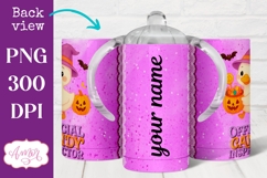 Candy inspector sippy cup sublimation, Halloween sippy cup Product Image 2