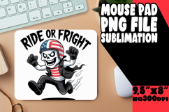 Cozy MOUSE MAT Creative Sublimation, Funny Ghost Product Image 1