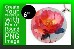 Garden of Beauty: Sublimated Round Designs PNG Product Image 1