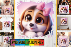 FUN PNG TSHIRT Designs, 3D Dog Product Image 1