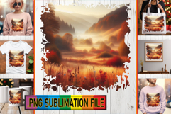 Timeless TOTE BAG Designs PNG, Autumn Product Image 1