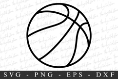 Basketball SVG | SVG Cut files | Cricut Product Image 1