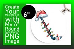 Stylish Circle Design Keychain Template , Holiday Product Image 1