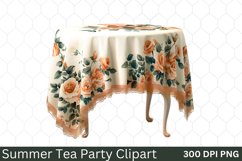 Summer Tea Party Clipart Product Image 1